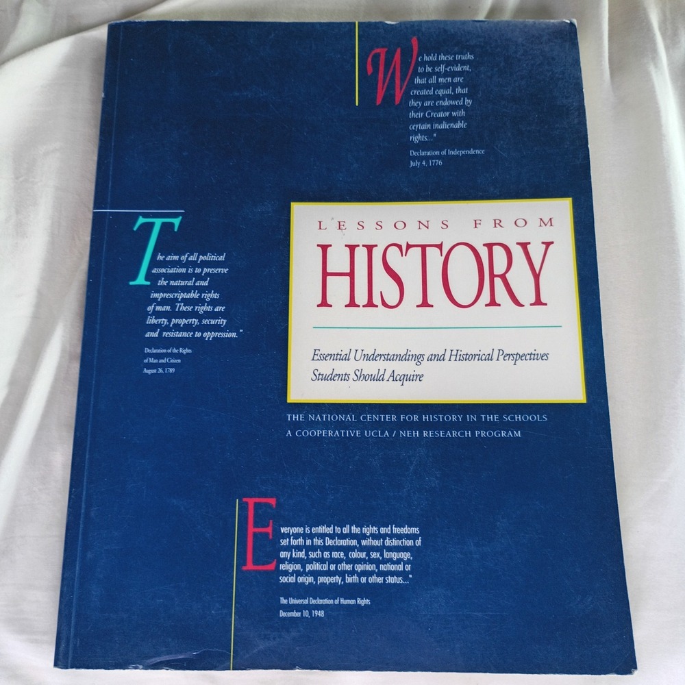 Lessons From History Essential Understanding and Historical Perspectives - VG